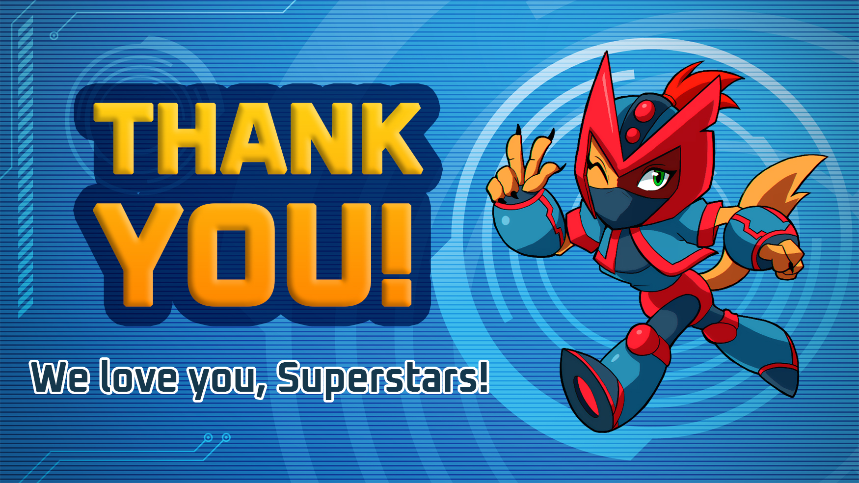 Thank you, Superstars!